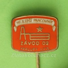 Nejlepší pracovník Závod 02 Kralupy n.Vltavou