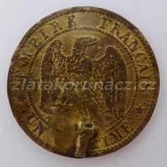 Francie - 1 centime 1856