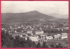 Frenštát pod Radhoštěm - výhled na město, Ondřejník a Lysou Horu
