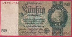 Německo - 50 Reichsmark 30.3.1933 - série L - C - 8 m.č.