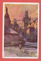 Praha  - Mostní malostranské zákoutí