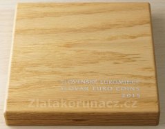 Sada dřevěná 2015 - Slovenské euromince 2015 proof like