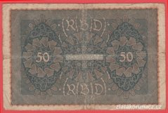 Německo - 50 mark 24.6.1919 - série IEi-pořadí 4