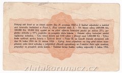 Los - 5 Kč - Tyršův dům - r.1922