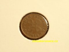 Finsko - 1 penni 1966