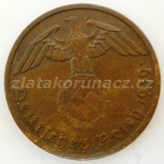 Německo - 2 Reichspfennig 1939 F