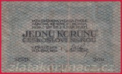 1 koruna 1919 - 269