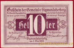 Sigmundsherberg - 10 haléřů - 1920