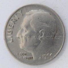 USA - 1 dime 1966