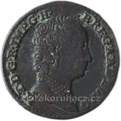 1 Liard 1750 ruka