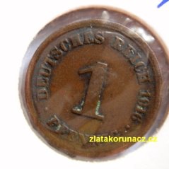 Německo - 1 Reich Pfennig 1916 D