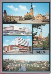 Tábor - hotel, obchodní středisko, náměstí