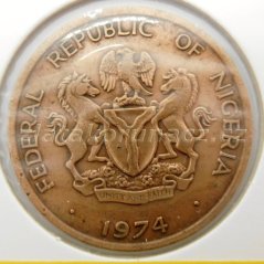Nigérie - 1 kobo 1974