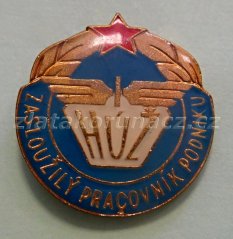 Zasloužilý pracovník podniku HÚŽ