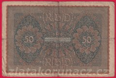 Německo - 50 mark 24.6.1919 - série  BLb-pořadí 3