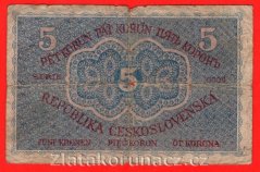 5 korun 1919 - 0009
