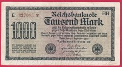 Německo - 1000 mark 15.9.1922 - série E-HH