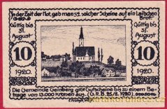 Geinberg - 10 haléřů - 1920