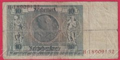 Německo - 10 Reichsmark 22.1.1929 - série H-B