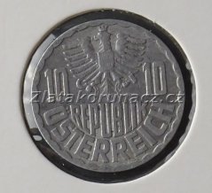 Rakousko - 10 groschen 1964