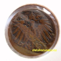 Německo - 1 Reich Pfennig 1916 D
