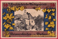 Weissenkirchen - 10 haléřů - 1920 - barevná