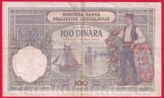 Jugoslávie - 100 dinara 1929