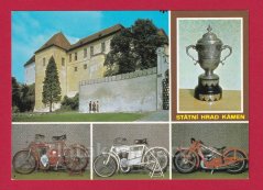 Kámen - hrad, motocykly