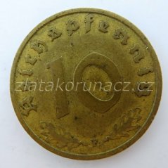 Německo - 10 Reichspfennig 1937 F