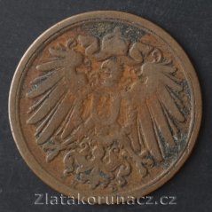 Německo - 1 Reich Pfennig 1899 D