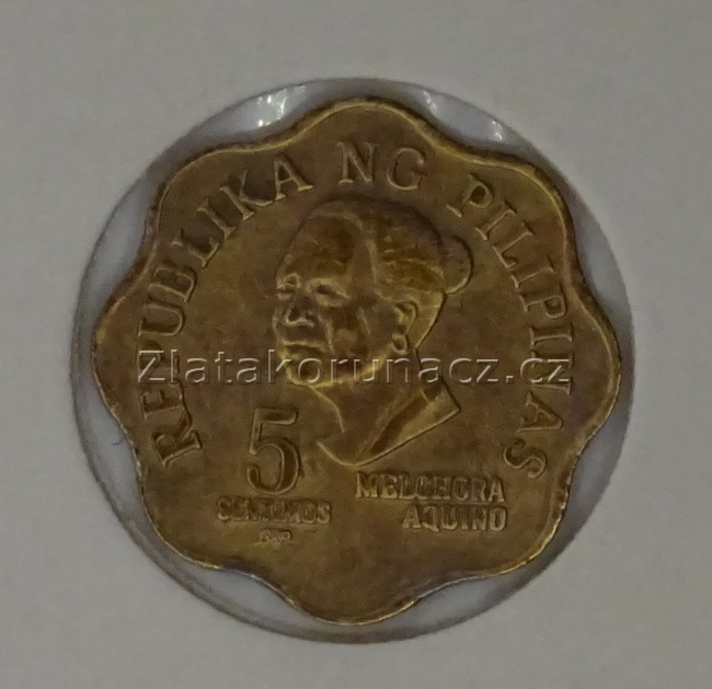 Filipíny - 5 sentimos 1982