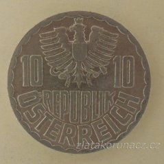 Rakousko - 10 groschen 1972
