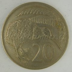New Zealand - 20 cents 1969