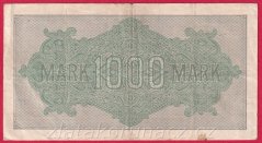 Německo - 1000 mark 15.9.1922 - série P-WM