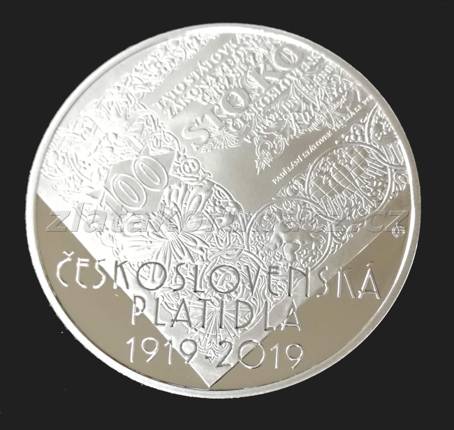 2019 - 500Kč Zahájení vydávání československých platidel Proof