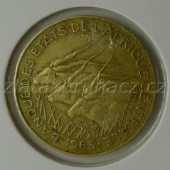 Afrika - Centrální - 5 franc 1985