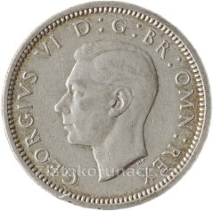 Anglie - 6 pence 1937