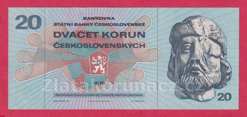 Československo - 20 Korun-1970  F 13