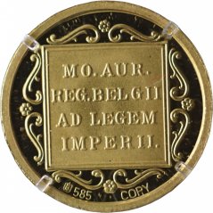 Zlatá medaile - Holandsko - 1 Dukát 1927 - zmenšenina originálu