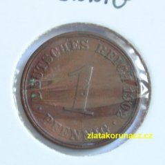 Německo - 1 Reich Pfennig 1902 A