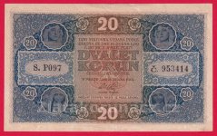 20 Korun 1919 P 097