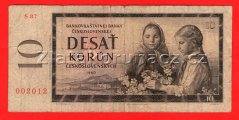 Československo - 10 korún - 1960 S 87