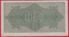 Německo - 1000 mark 15.9.1922 - série B-MM
