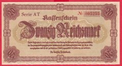 Německo - 20 Reichsmark 28.4.1945, s. AT