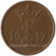 Polsko - Gdaňsk - 1 pfennig 1937