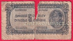Jugoslávie - 5 dinar 1944
