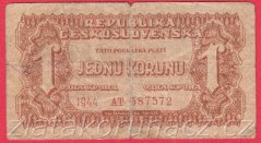 1 koruna 1944 AT