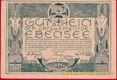 Ebensee - 10 haléřů - 1920