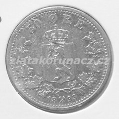 Norsko - 50 ore 1893