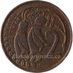 New Zealand - 2 cents 1967